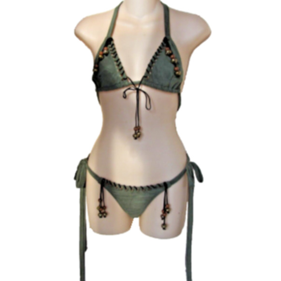 J. Valentine Swim J Valentine 2piece Triangle Micro Bikini Swimsuit